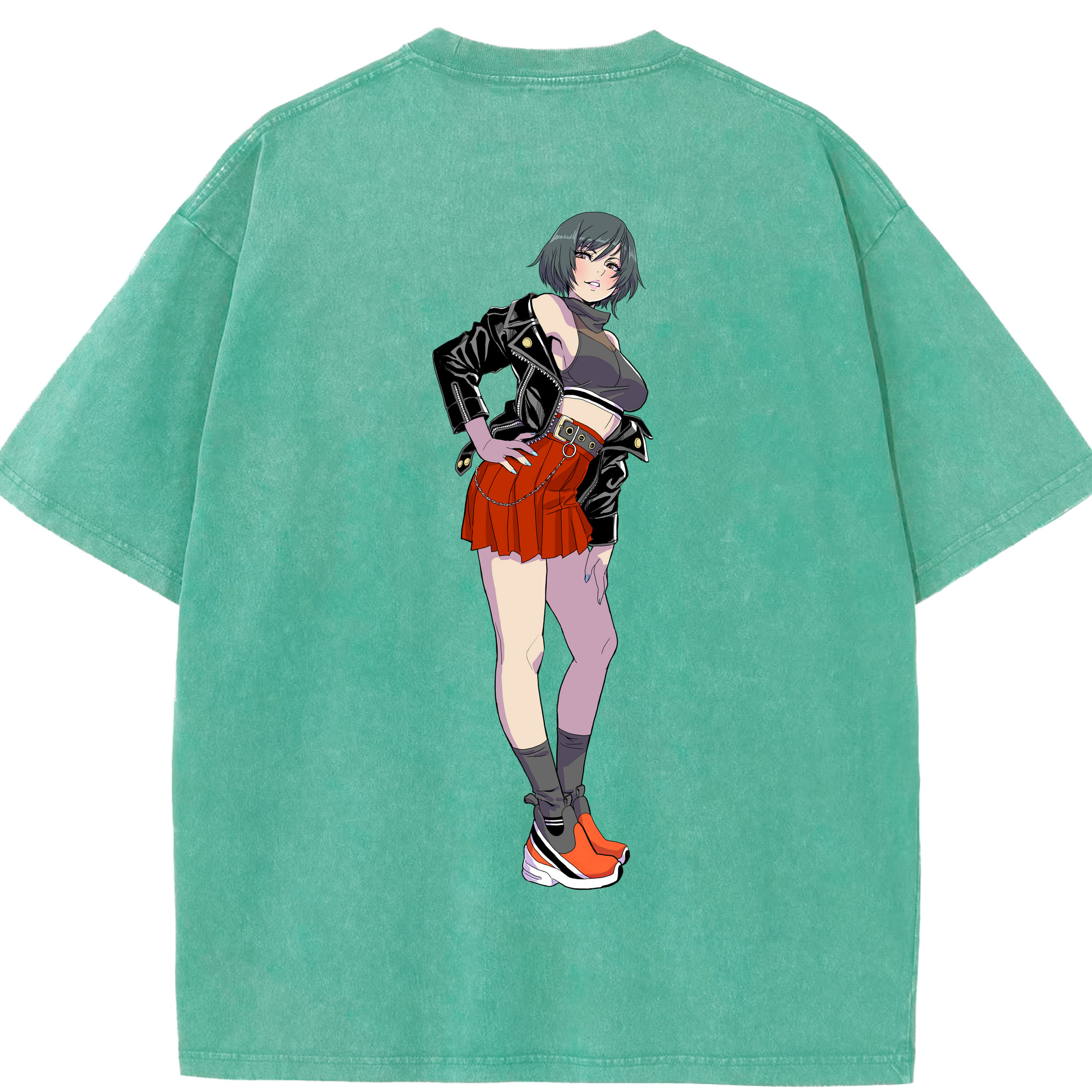 （画像用） 呪術廻戦 Jujutsu Kaisen 綿100% ヴィンテージ風 半袖Tシャツ（背面プリント）